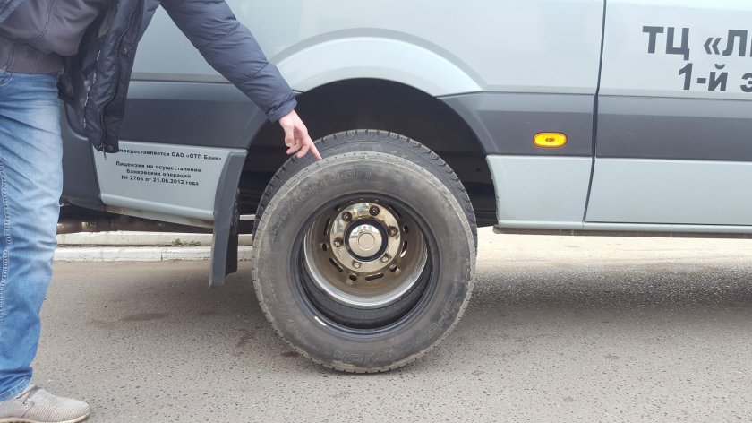 Мерседес Спринтер 515 размер шины