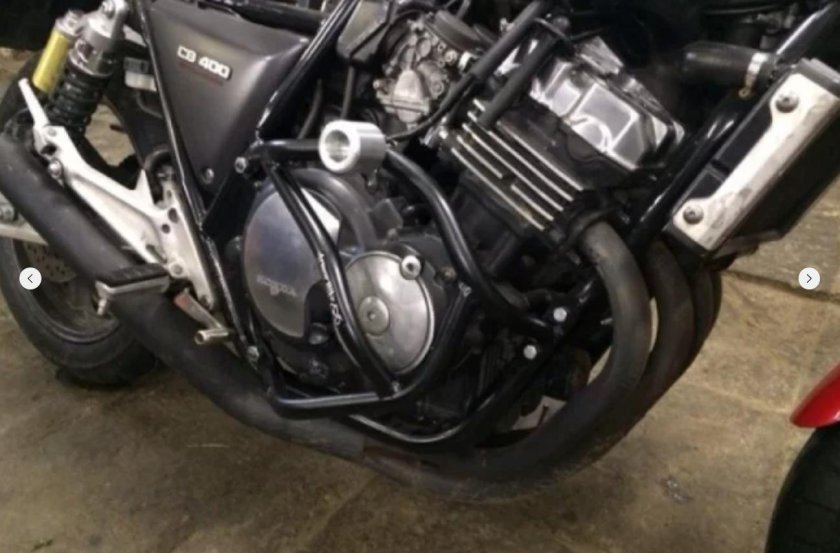 Honda cb400sf защитные дуги