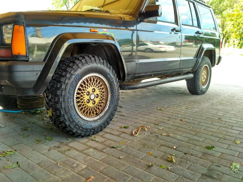 Шины на Jeep Cherokee XJ 215/90/15