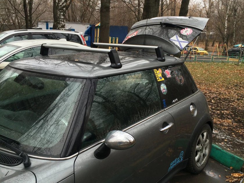 Багажник на мини Купер r56