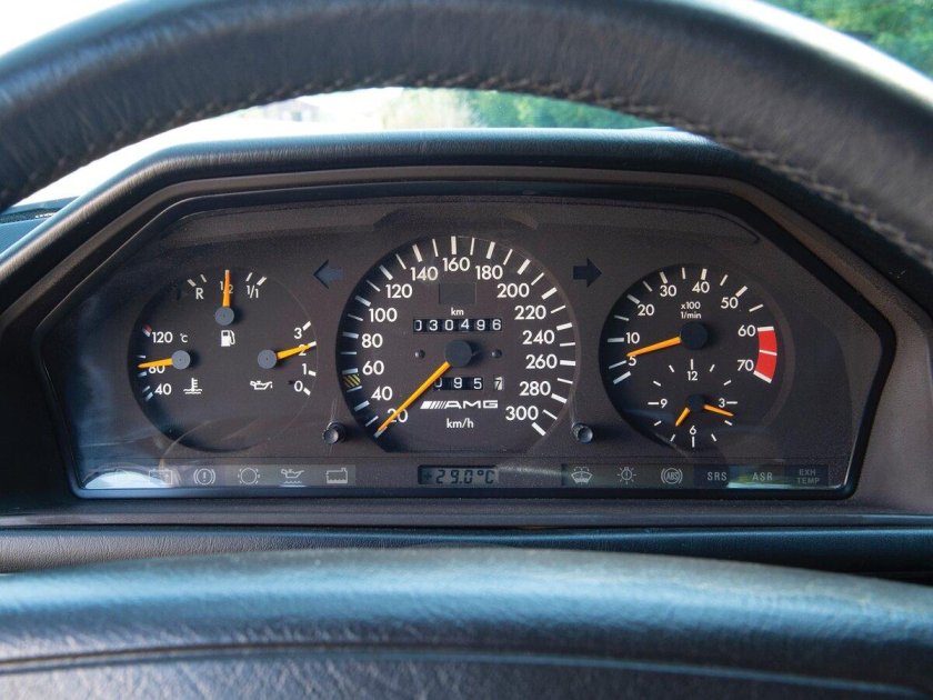 Щиток приборов на w124 e500