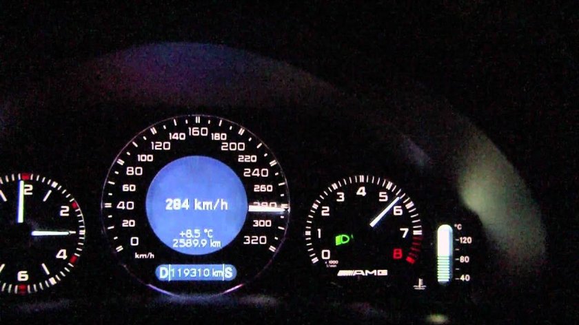 200 Км спидометр Мерседес