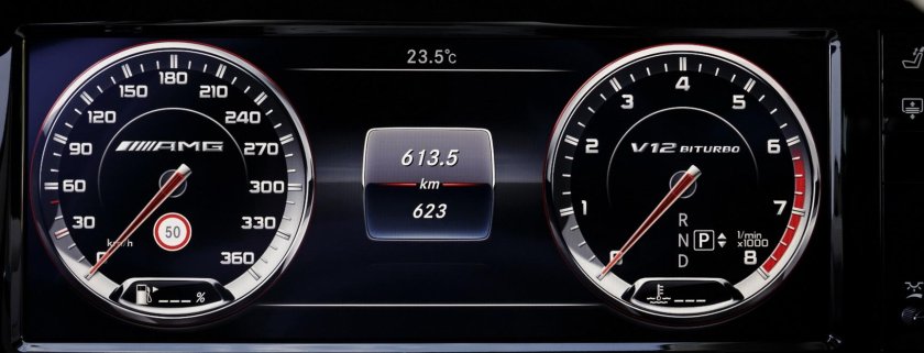 Mercedes-Benz w222 AMG спидометр