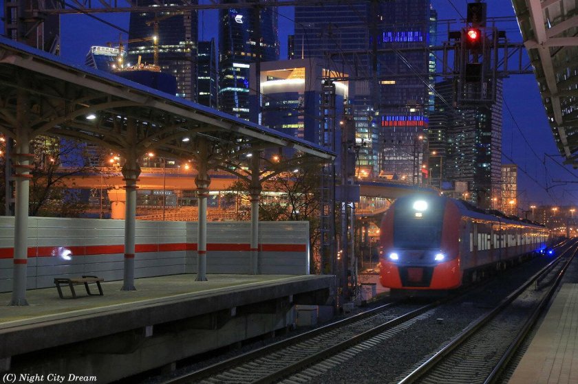 Поезд Ласточка МЦД