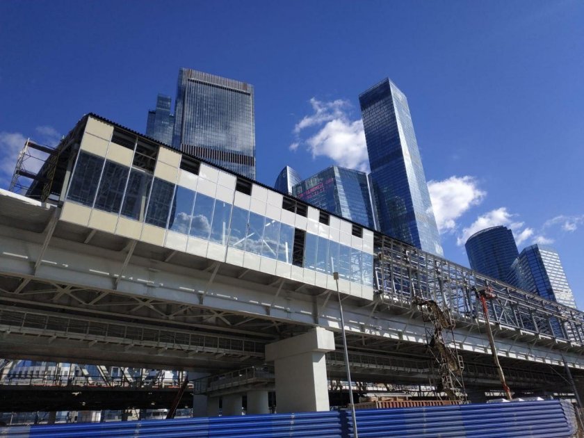 Станция МЦД Москва Сити