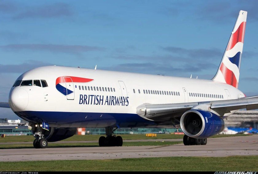 Самолет Бритиш Эйрлайнс