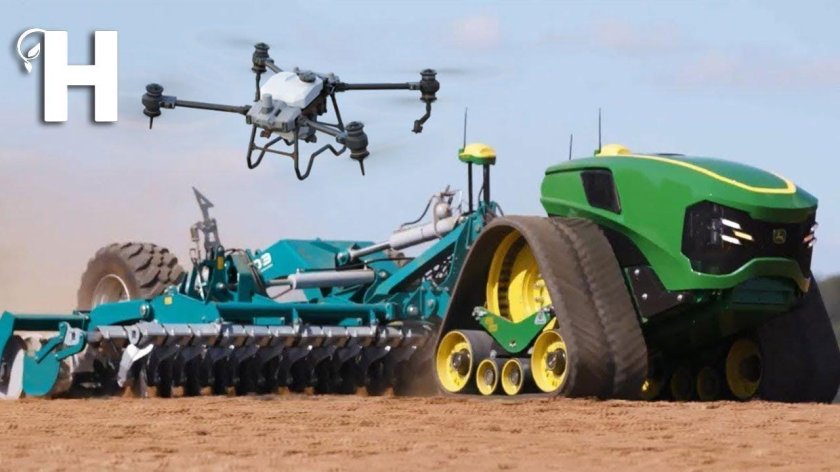 Электрический трактор John Deere