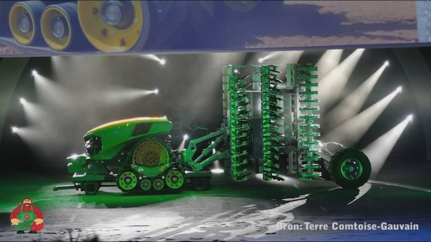 Электрический трактор John Deere