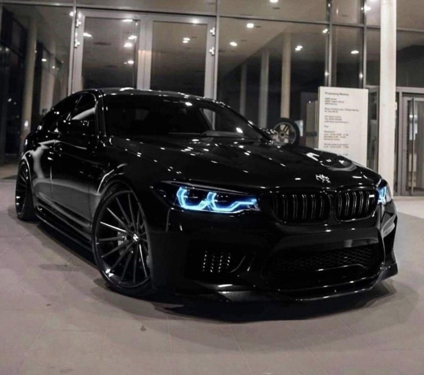 BMW m5 черная
