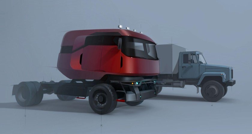 ЗИЛ 130 бескапотный