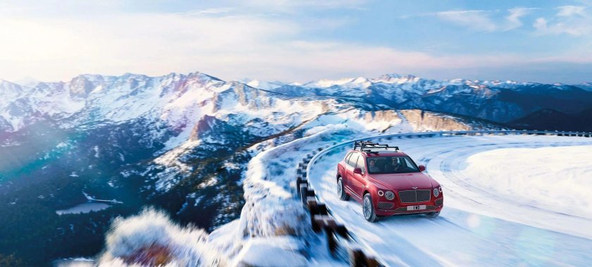 Машина зимой