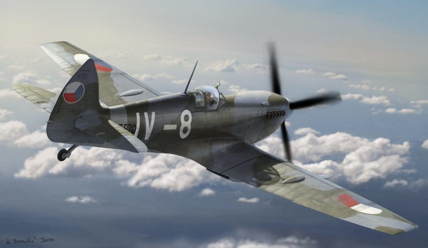 Спитфайр истребитель