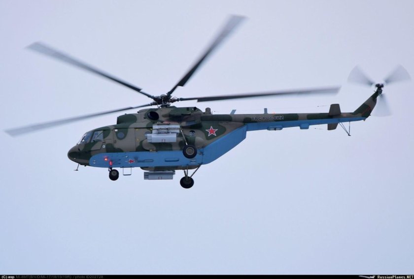 Вертолёт ми 8 мтв5 ВВС России