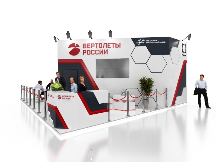 Вертолеты России выставочный стенд
