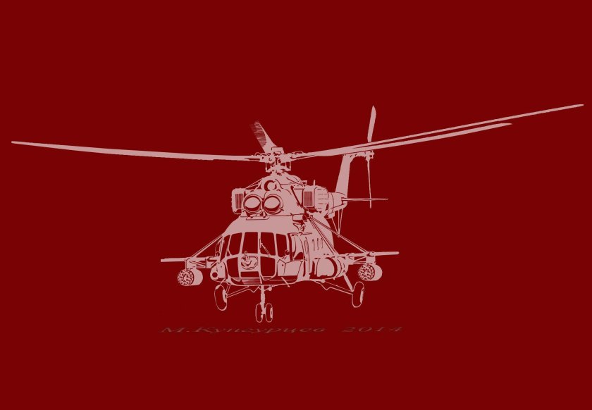 Вертолет ми 8 вектор
