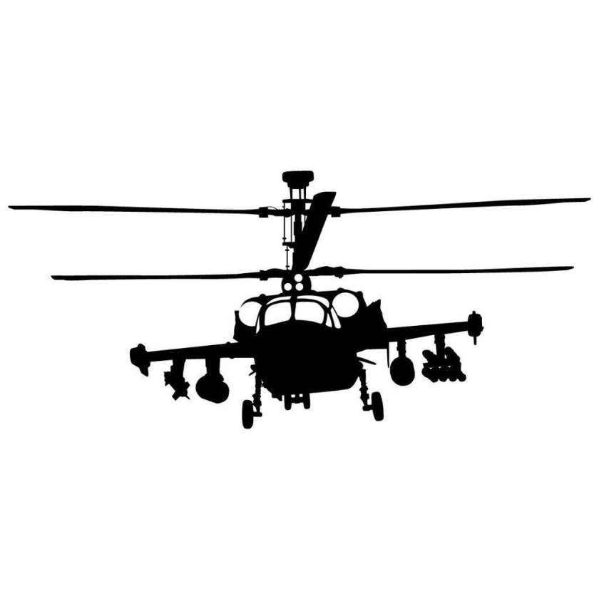 Вертолёт ка-52 вектор