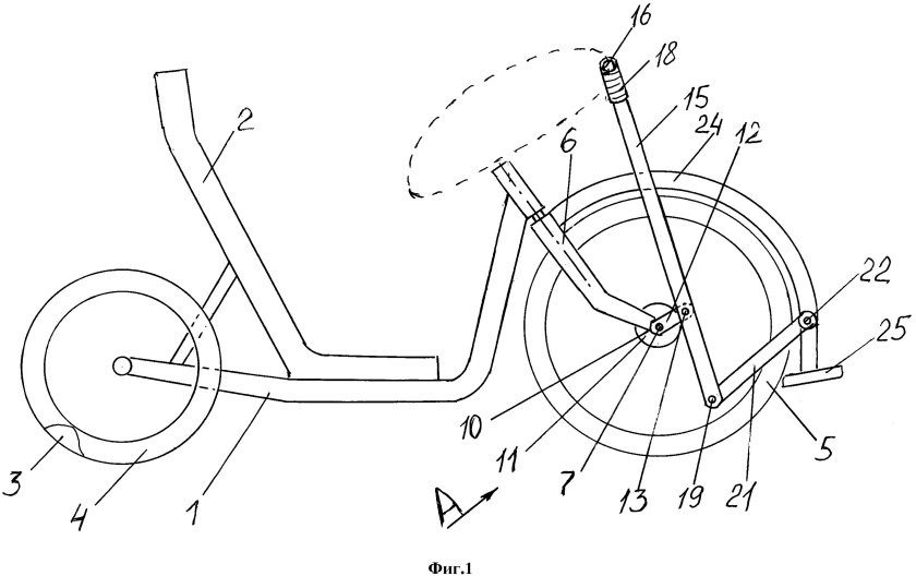 Веломобиль чертежи рулевой
