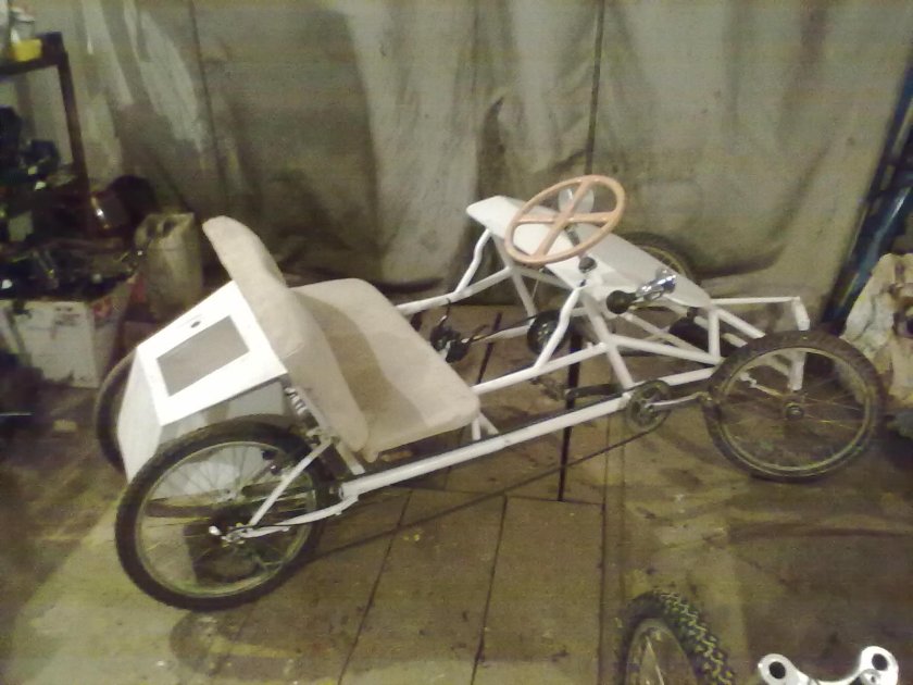 Самодельный веломобиль