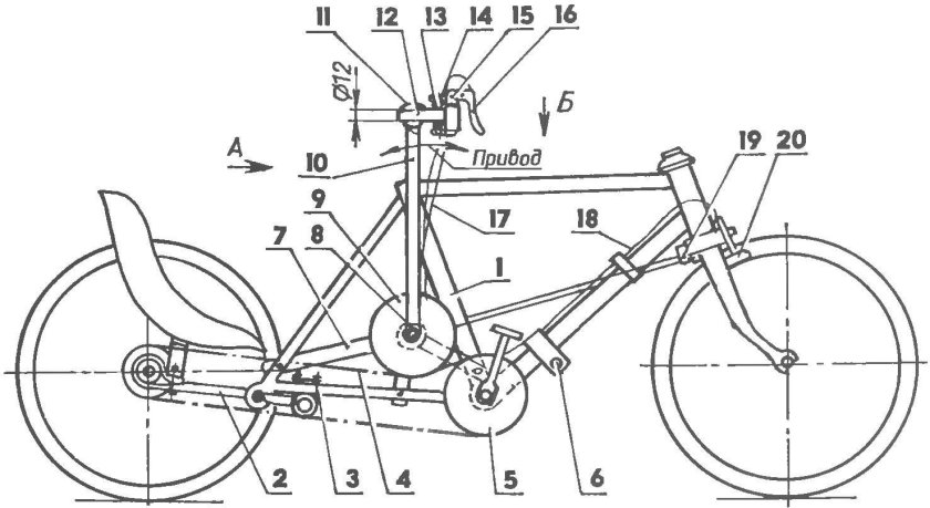 Веломобиль PODRIDE чертежи