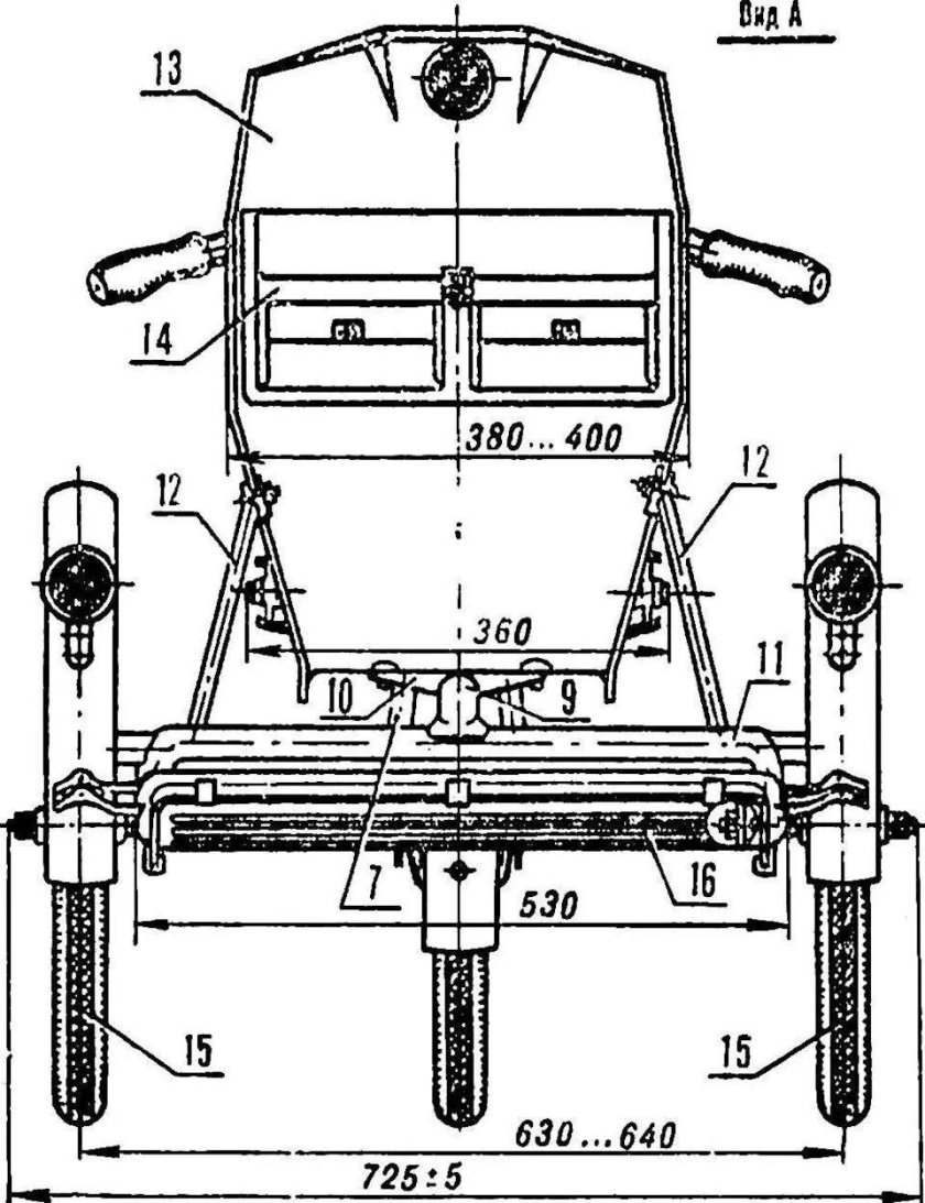 Веломобиль PODRIDE чертежи