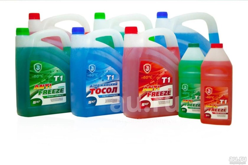 Радуга автомобильных антифризов