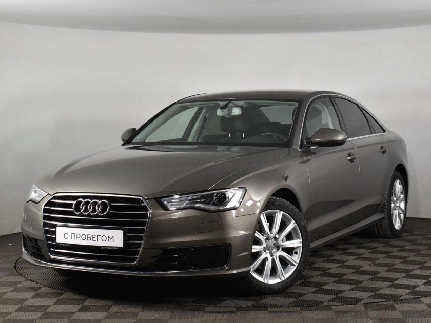 Серебристый Audi a6 IV (c7) 2.0 CVT (180 Л.С.)