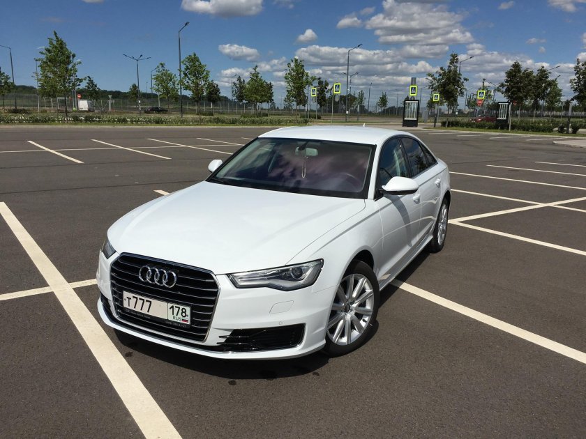 Ауди а6 белая