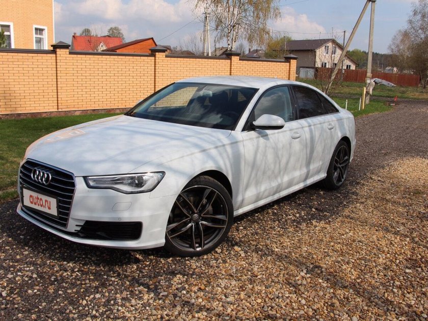 Audi a6 белая