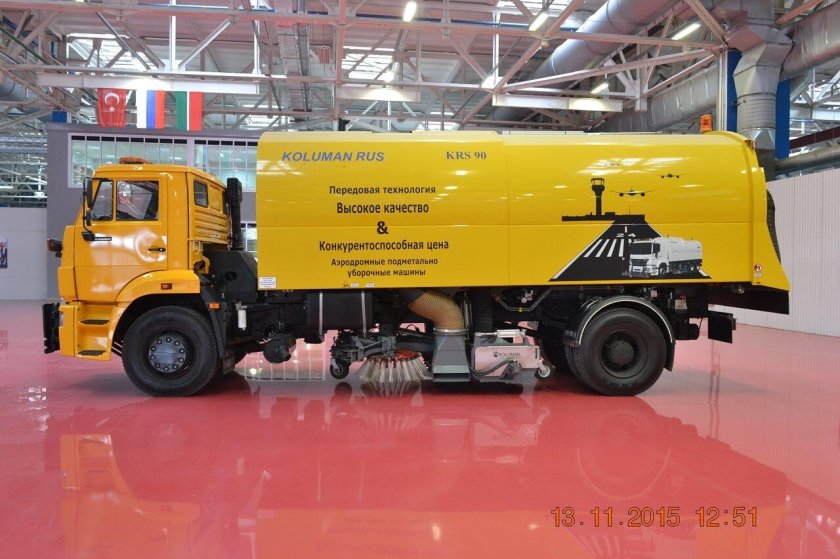 Вакуумная подметально-уборочная машина