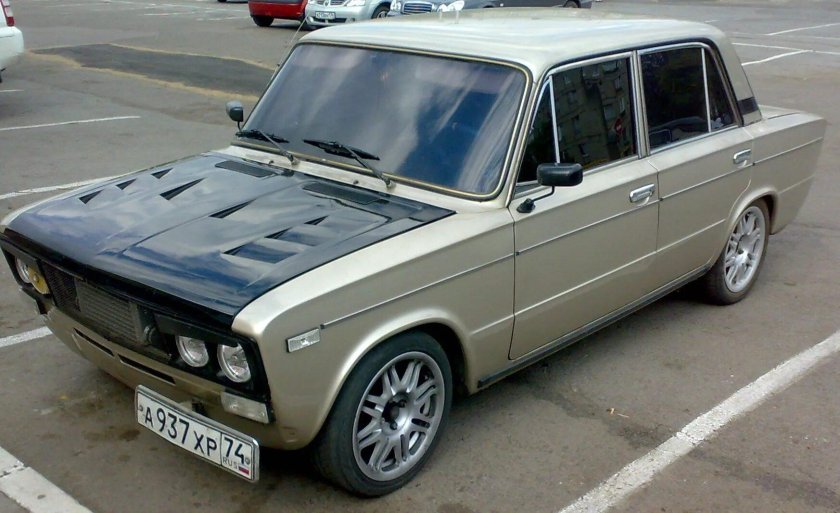 ВАЗ 2106 бежевая тюнинг