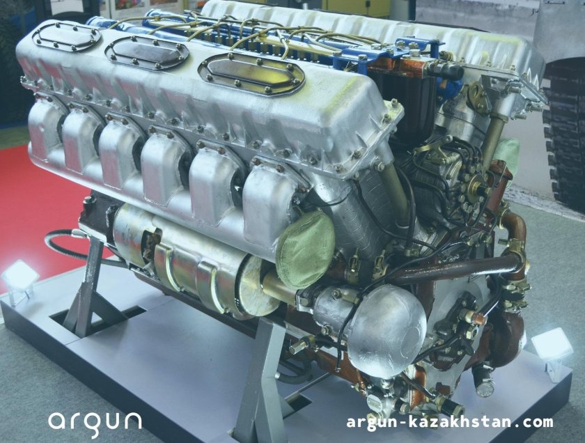 Танковый двигатель v12 д12а