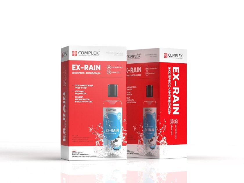 Complex® экспресс-антидождь ex-Rain 250мл