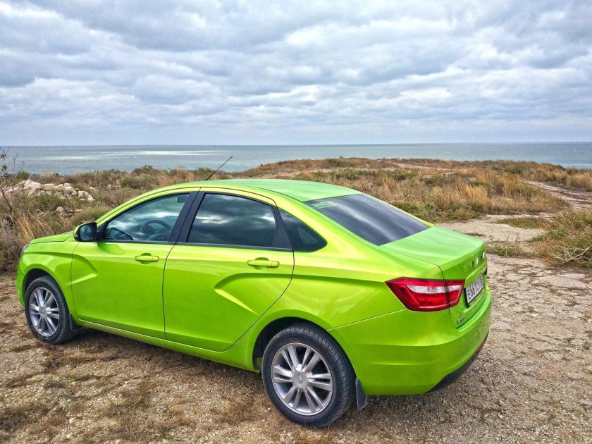 Лада Веста пробег