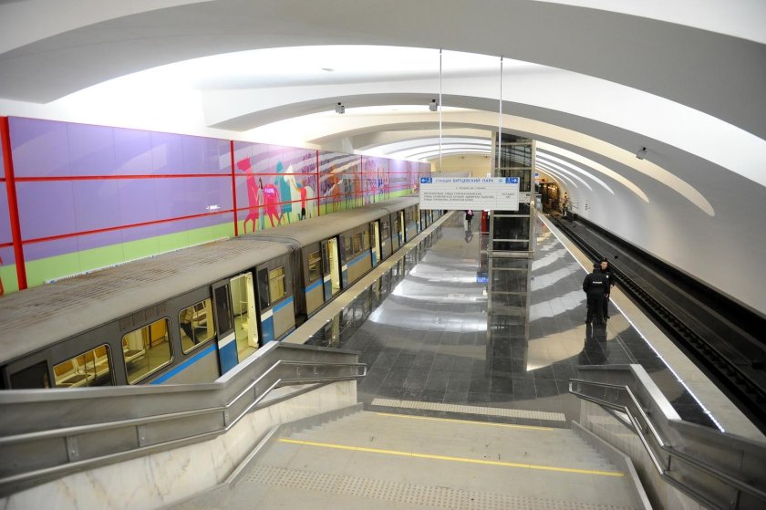 Московский метрополитен станция Битцевский парк