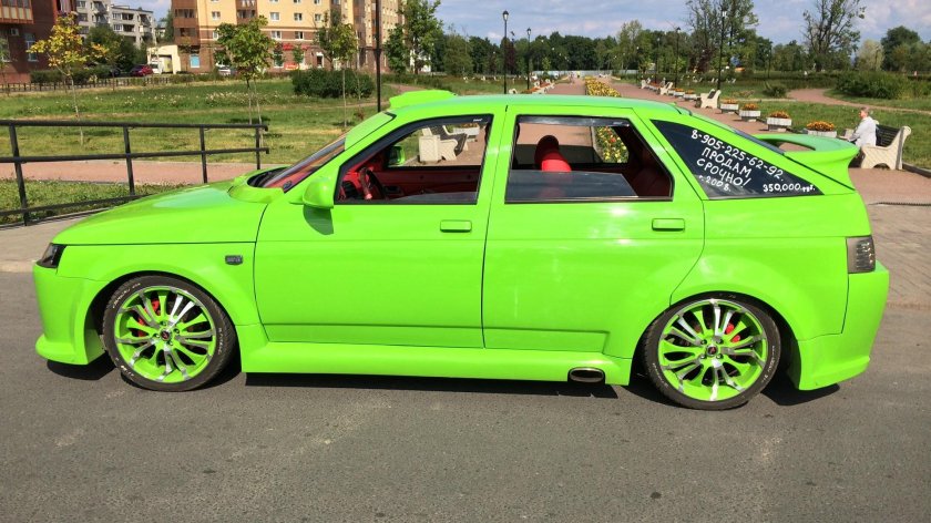 ВАЗ 2112 купе зеленая