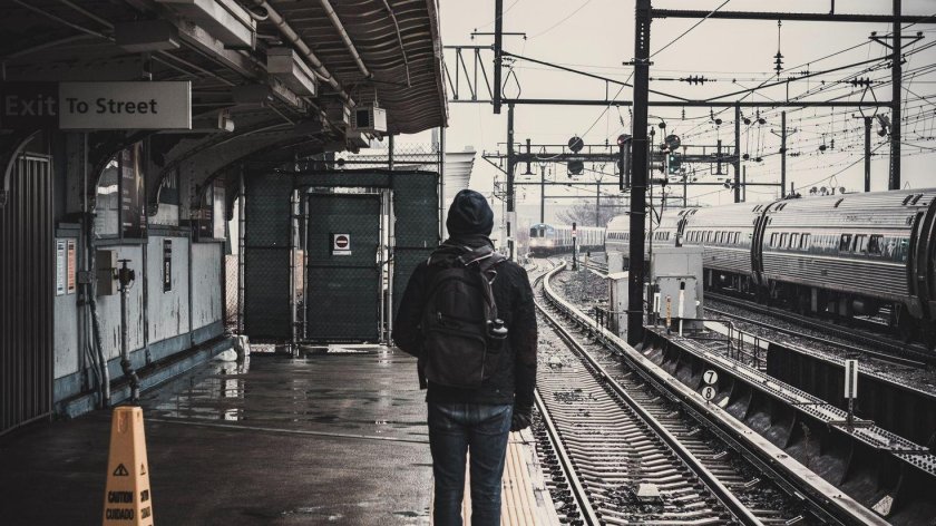 Витебский вокзал перрон