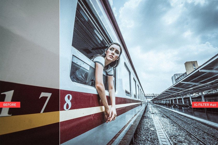 Девушка в поезде