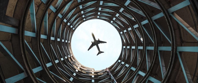 Аэроплан вид снизу