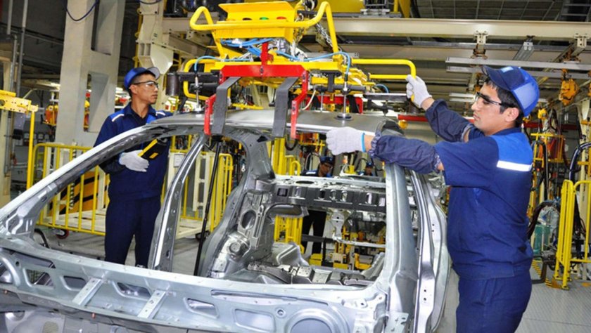 Завод UZAUTO Motors в Узбекистане