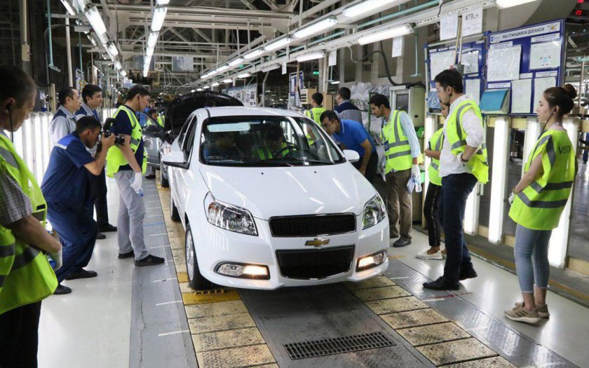Завод UZAUTO Motors в Узбекистане