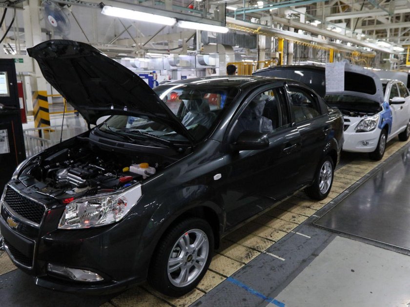 Завод UZAUTO Motors в Узбекистане