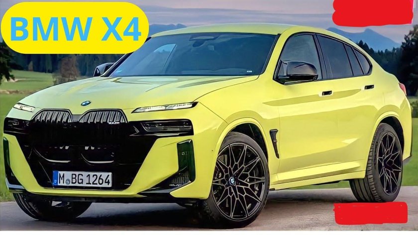 X4 BMW 2024 новое поколение