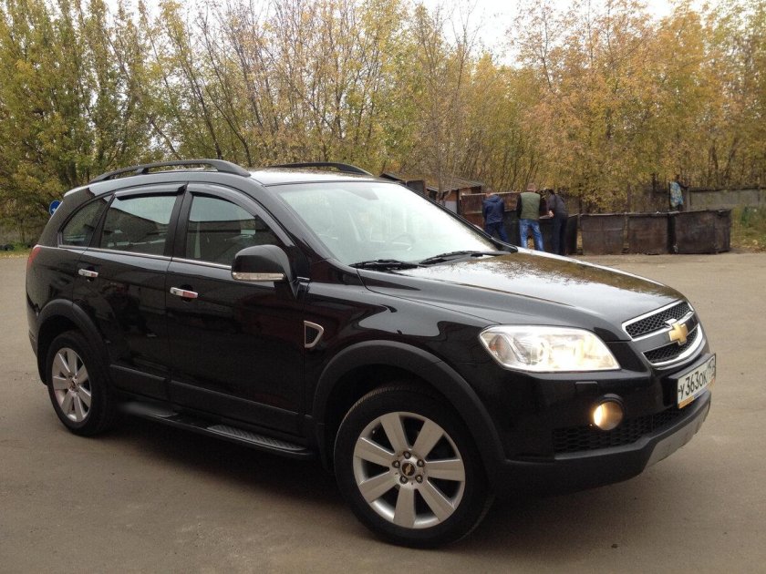 Шевроле Каптива 2007 черная