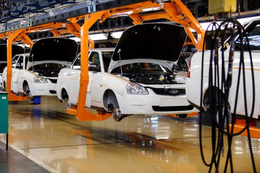 Лада Приора 2 на заводе