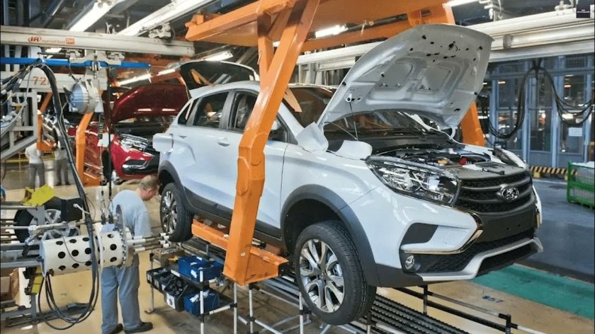 АВТОВАЗ конвейер Lada XRAY