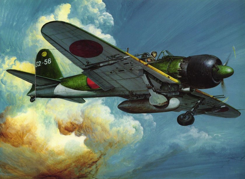 Японский истребитель второй мировой Зеро