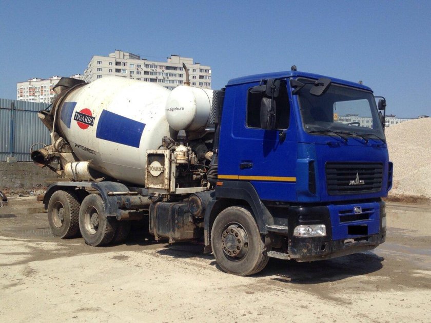 МАЗ 6312 автобетоносмеситель