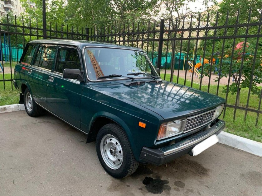 Лада 2104 зеленая
