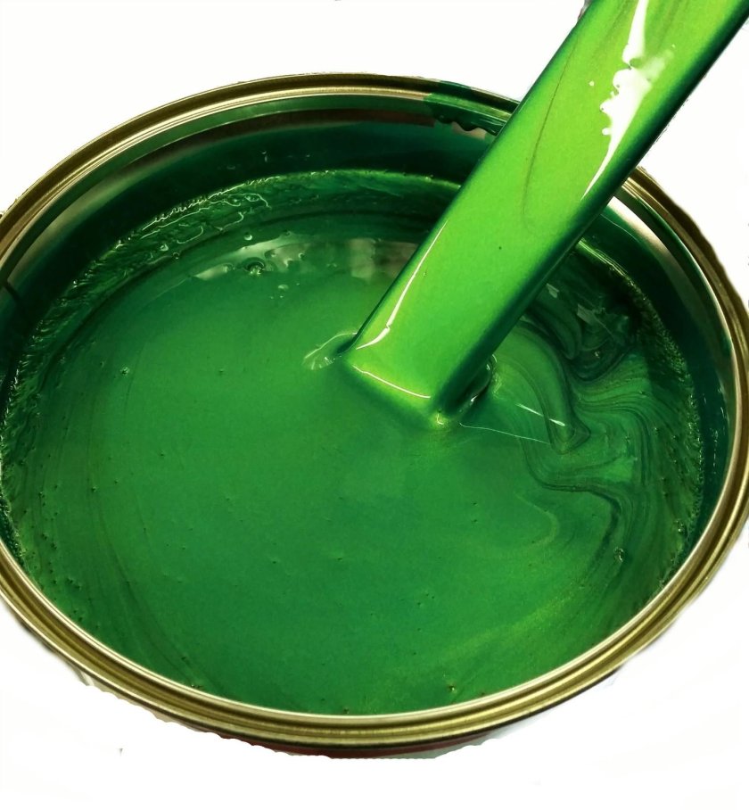 Краска зеленая