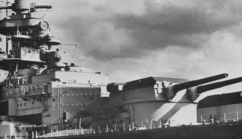 Башня линкора бисмарк Бруно